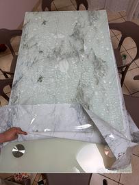 TAVOLA IN VETRO RETTANGOLARE