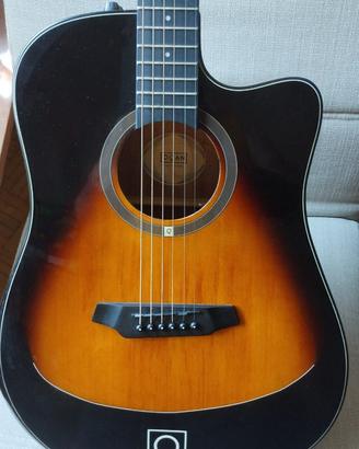 Chitarra acustica  OQAN elettrificata