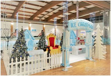 SCENOGRAFIA A TEMA GHIACCIO  (ICEBERG E CASE)