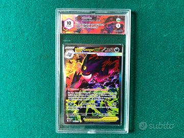 Pokémon Mega Gengar ex 284/217 SIR - GRAAD 10 ITA