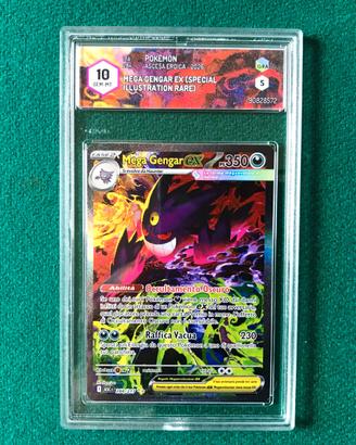 Pokémon Mega Gengar ex 284/217 SIR - GRAAD 10 ITA