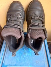 Timberland scarpe nere in pelle misura 42 usate