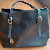 Borsa Tote Timberland in vera pelle nera