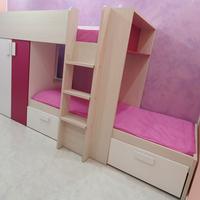 Letto a castello in legno