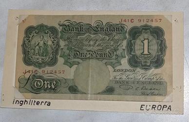 BANCONOTA INGHILTERRA 1 POUND BB++