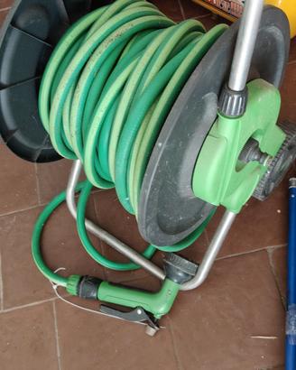 Gomma e arrotolatore e pistola 