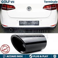TERMINALE di Scarico VW GOLF 7 VII Finalino Nero