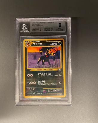 Pokemon Umbreon Neo promo 2 BGS 9
