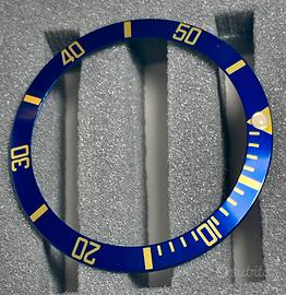 Rolex Inserto Ghiera Blu Per Submarine 16613 Nuovo