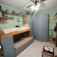 Armadio Angolare con letto a castello