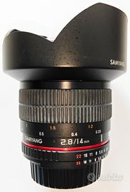 Obiettivo Samyang 14mm f/2.8 IF ED UMC Asp Nikon F
