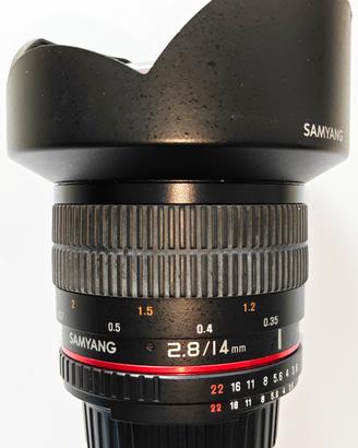 Obiettivo Samyang 14mm f/2.8 IF ED UMC Asp Nikon F