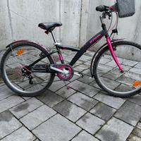 Bicicletta bambina 24” poply 500 Rockrider nuova