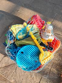 Giochi vari da spiaggia bimbi