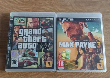 Grand Theft Auto IV + Max Payne 3 PS3