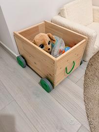 Carrello portaoggetti in legno IKEA FLISAT