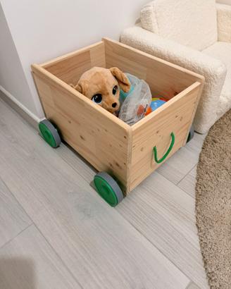 Carrello portaoggetti in legno IKEA FLISAT