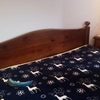 Letto matrimoniale stile montagna 