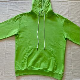 Felpa semplice verde