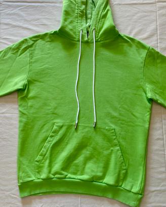 Felpa semplice verde