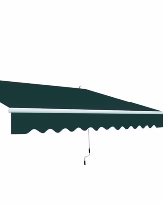 Tenda da sole allungabile con braccio a sinistra