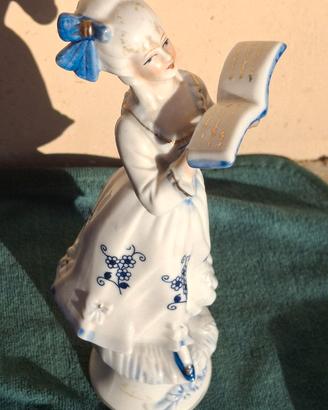 Statuine Figurine Scultura in Porcellana Marchio N