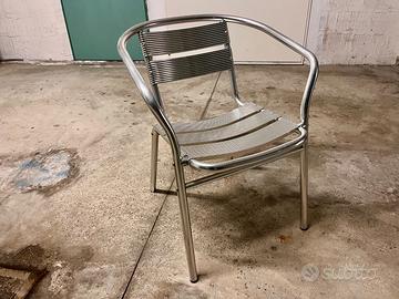 Sedie in alluminio da esterno