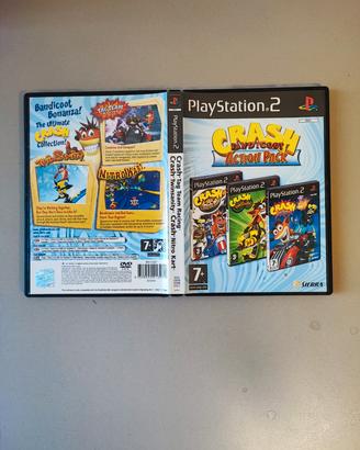 Crash Bandicoot action pack PS2 ita completo