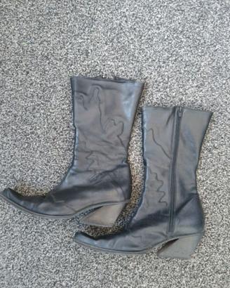 Stivali vintage donna Texas - da cowboy/moto