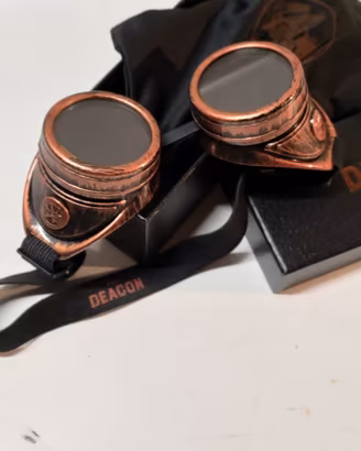 Occhiali The Deacon Whisky steampunk aviatore moto