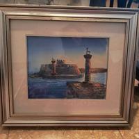 QUADRO IMMAGINE PAESAGGIO RODI