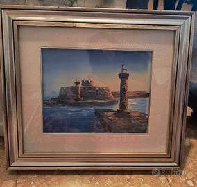 QUADRO IMMAGINE PAESAGGIO RODI