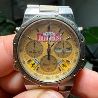 orologio vintage Seiko loghi ferrari