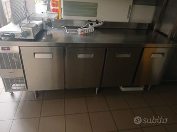 Banco refrigerato 4 ante