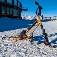 Snowscoot  Black Mountain, bici  da neve.