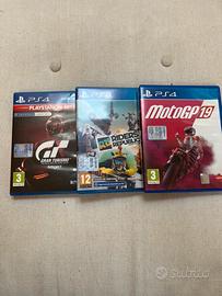 Tris di giochi per ps4