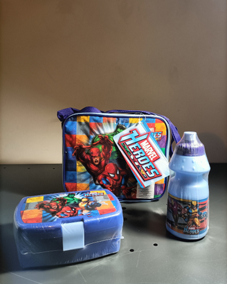 Set per pranzo al sacco supereroi Marvel