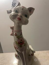 Gatto in ceramica