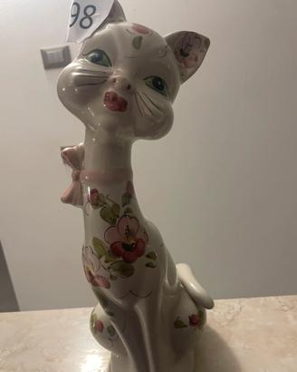 Gatto in ceramica
