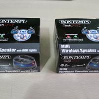 Coppia Mini Speaker Wireless BONTEMPI Tech – Luci 