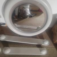 Specchio da bagno design anni 70