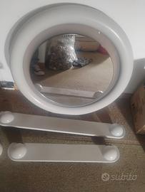 Specchio da bagno design anni 70