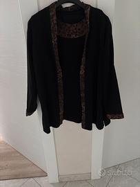 Completo maglia mezza manica e cardigan