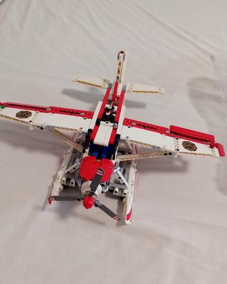 lego 42040 tecnica aereo completo 