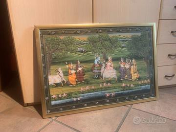 Batik originale e cornice
