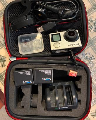 Gopro Hero 4 Silver + Gimbal FeiyuTech indossabile