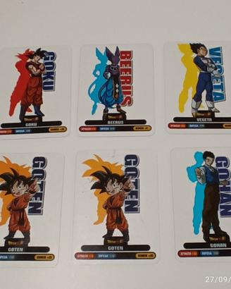 set lamincard dragon ball super rare signed