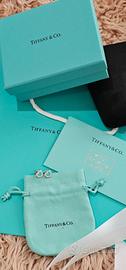 Orechini Tiffany & Co cuore con blue 