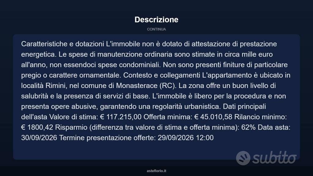 Appartamento – Monasterace, Reggio Calabria - Vista 4