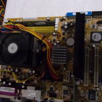 Scheda madre Asus M2V + processore AMD Athlon 64 x